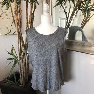 3/$20 Madewell Grey Whisper Muscle Boyfriend Tank